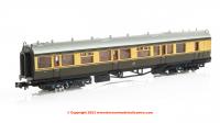 2P-000-253 Dapol Collett Corridor Brake Composite Coach number 7061 in GWR Chocolate and Cream livery
